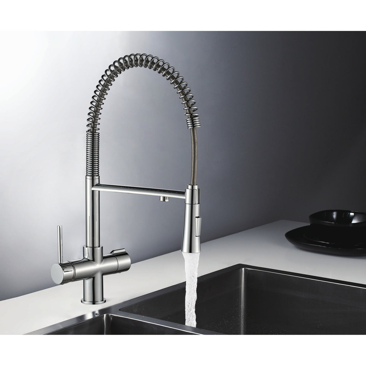 GRIFERÍA MONOCOMANDO SPR-2005-2 Color Cromo para restaurantes