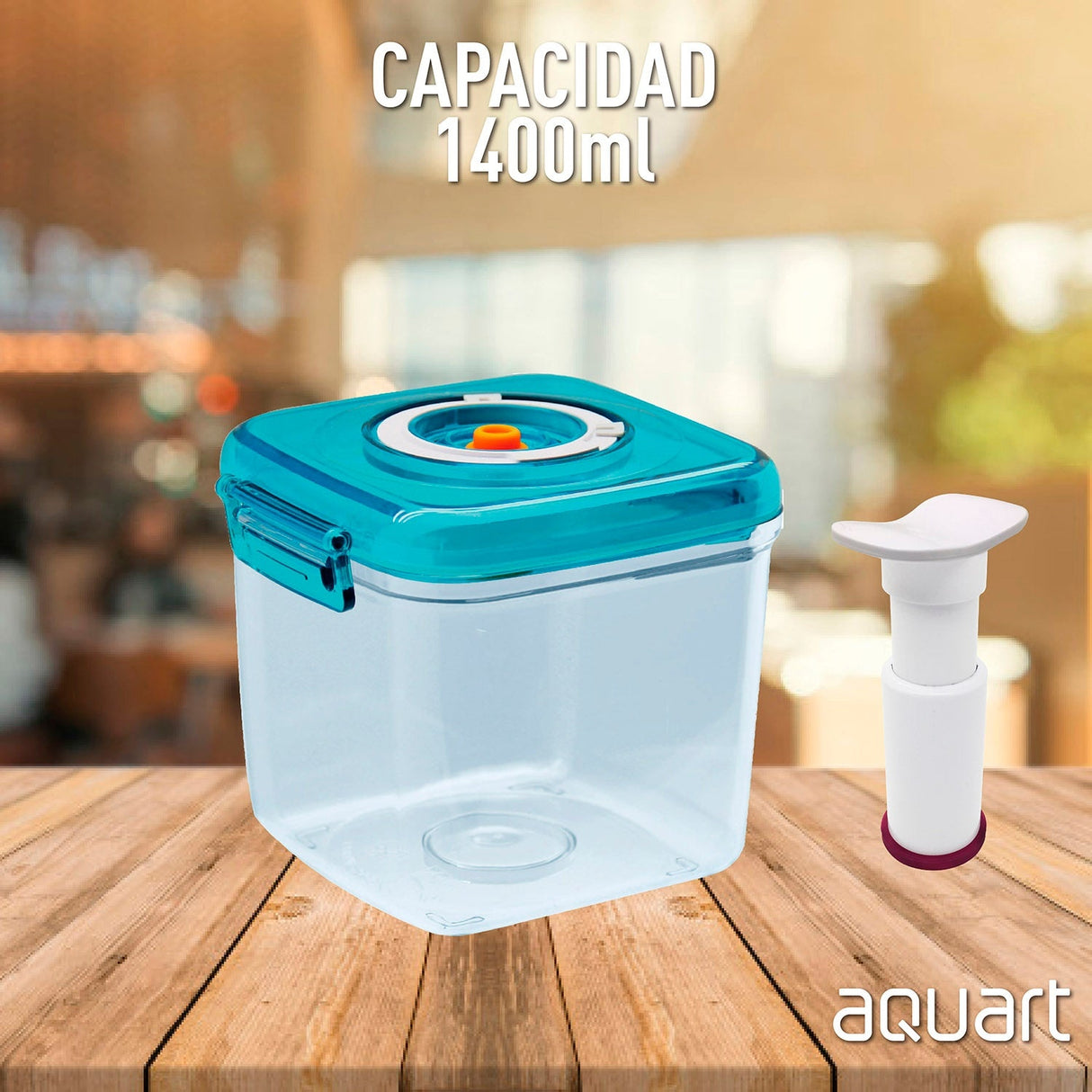 RECIPIENTE AL VACIO DE 1400ML