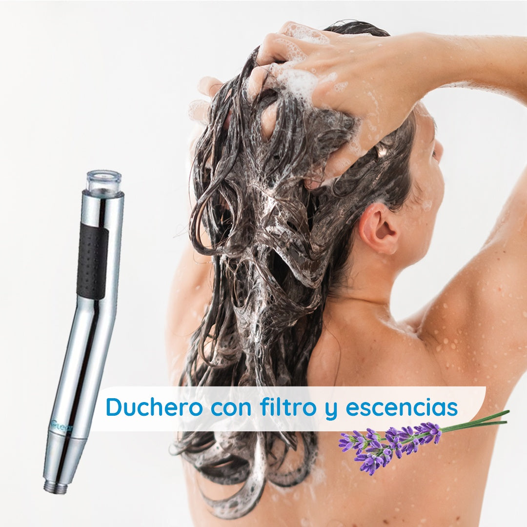 Duchero con filtro y escencias