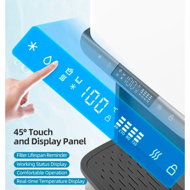 DISPENSADOR H20C RO CON PANTALLA TACTIL Y FILTRADO UV