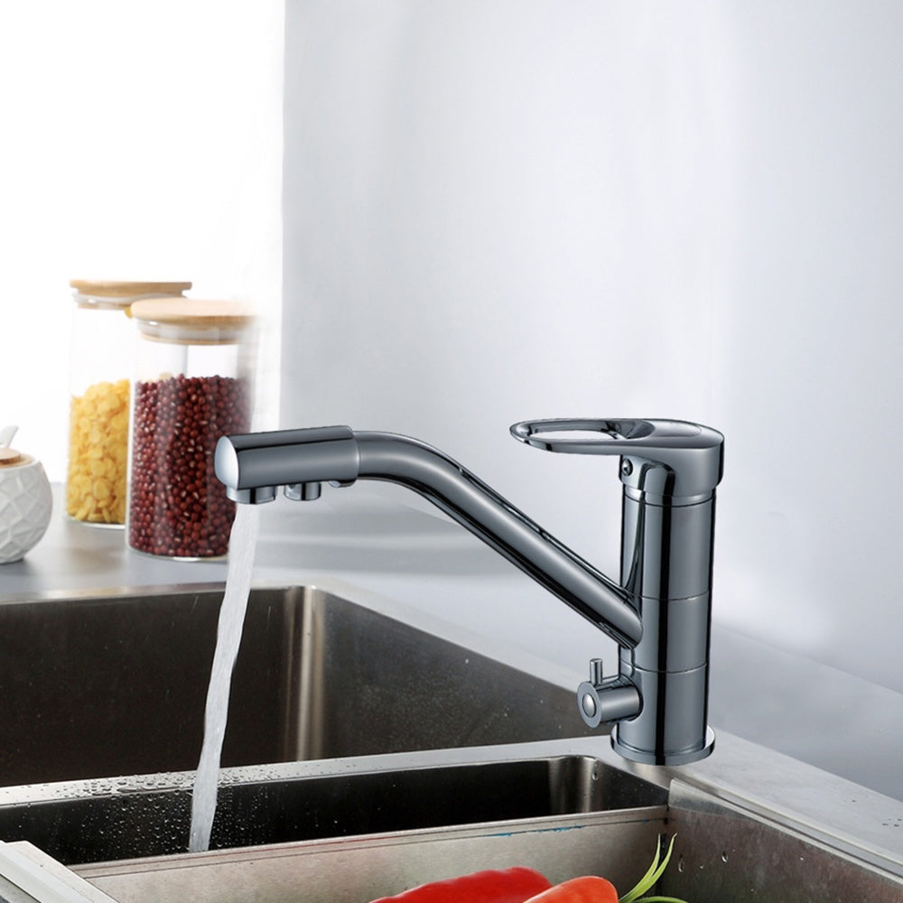 GRIFERÍA MONOCOMANDO COLOR CROMO P/MESADA HORIZONTAL - FIL-GRI-SPR-1321