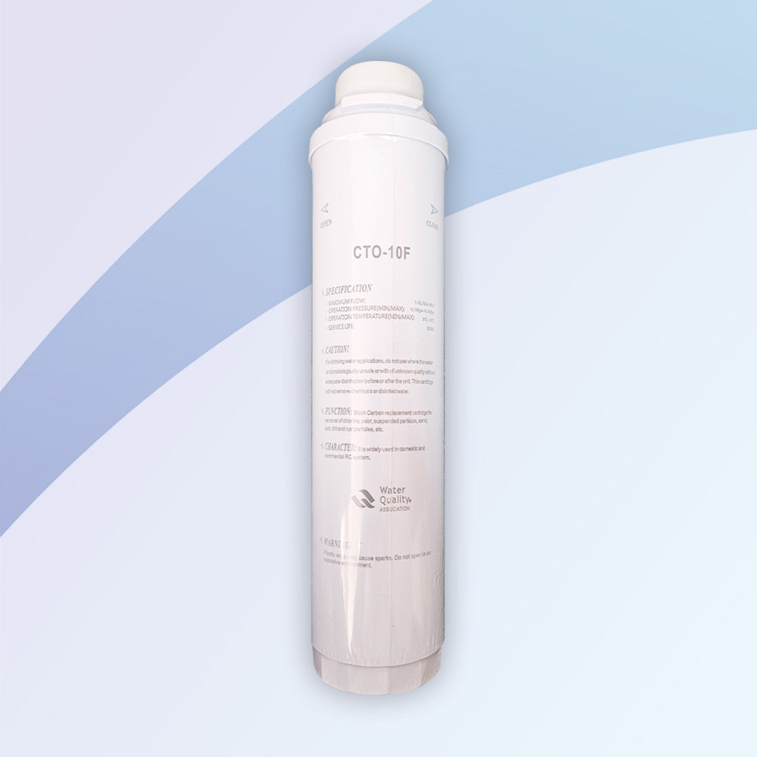 FILTRO DE CARBON EN BLOQUE CONDENSADO CTO-10CF PARA DISPENSADOR H04