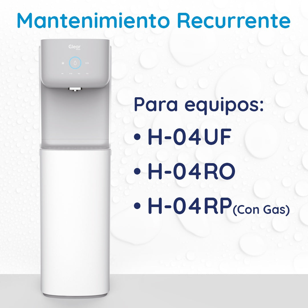 Mantenimiento Recurrente H-04UF/H-04RO/H-04RP(Con Gas)
