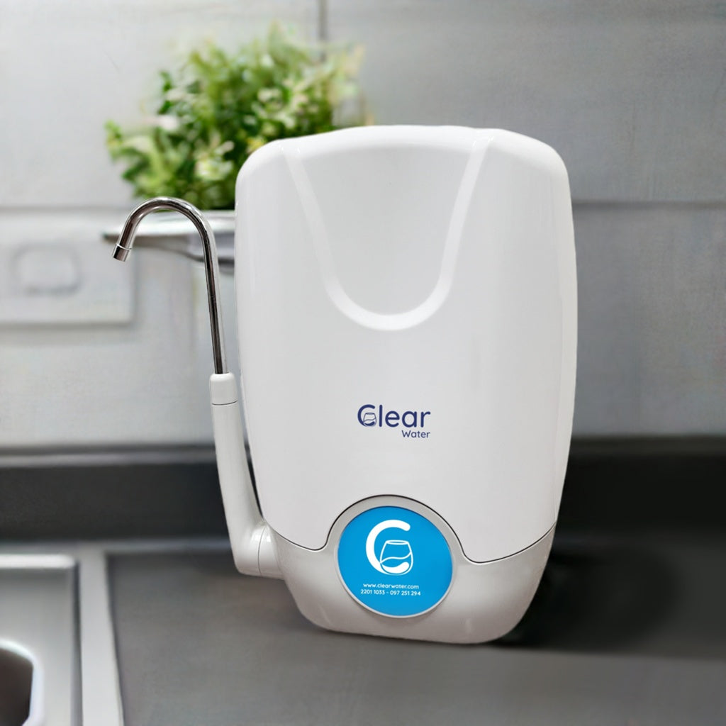 PURIFICADOR DE AGUA PARA MESADA 301. UTILIZA DOS CARTUCHOS, 10T Y 10UFSC