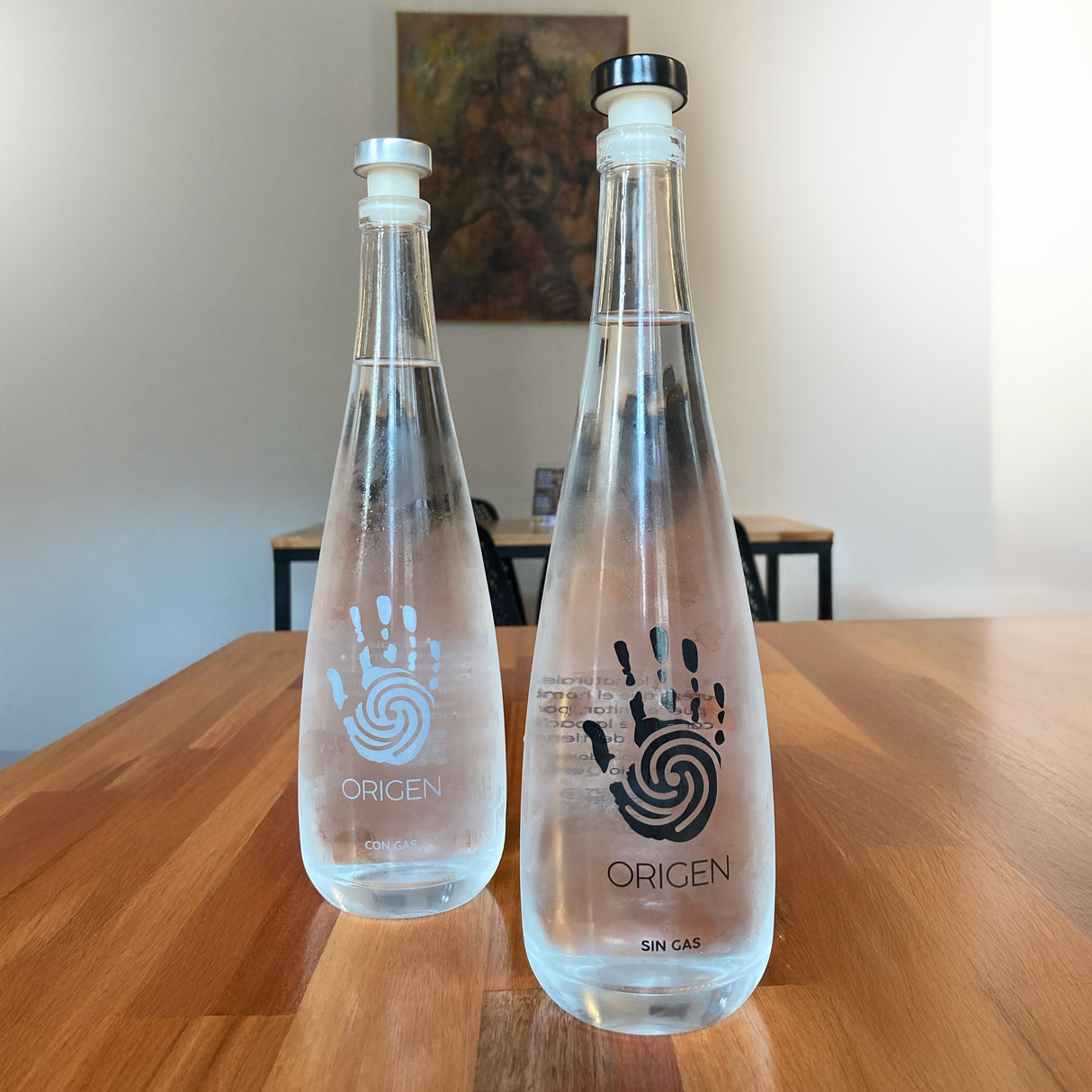 BOTELLA VIDRIO SIN GAS - ORIGEN