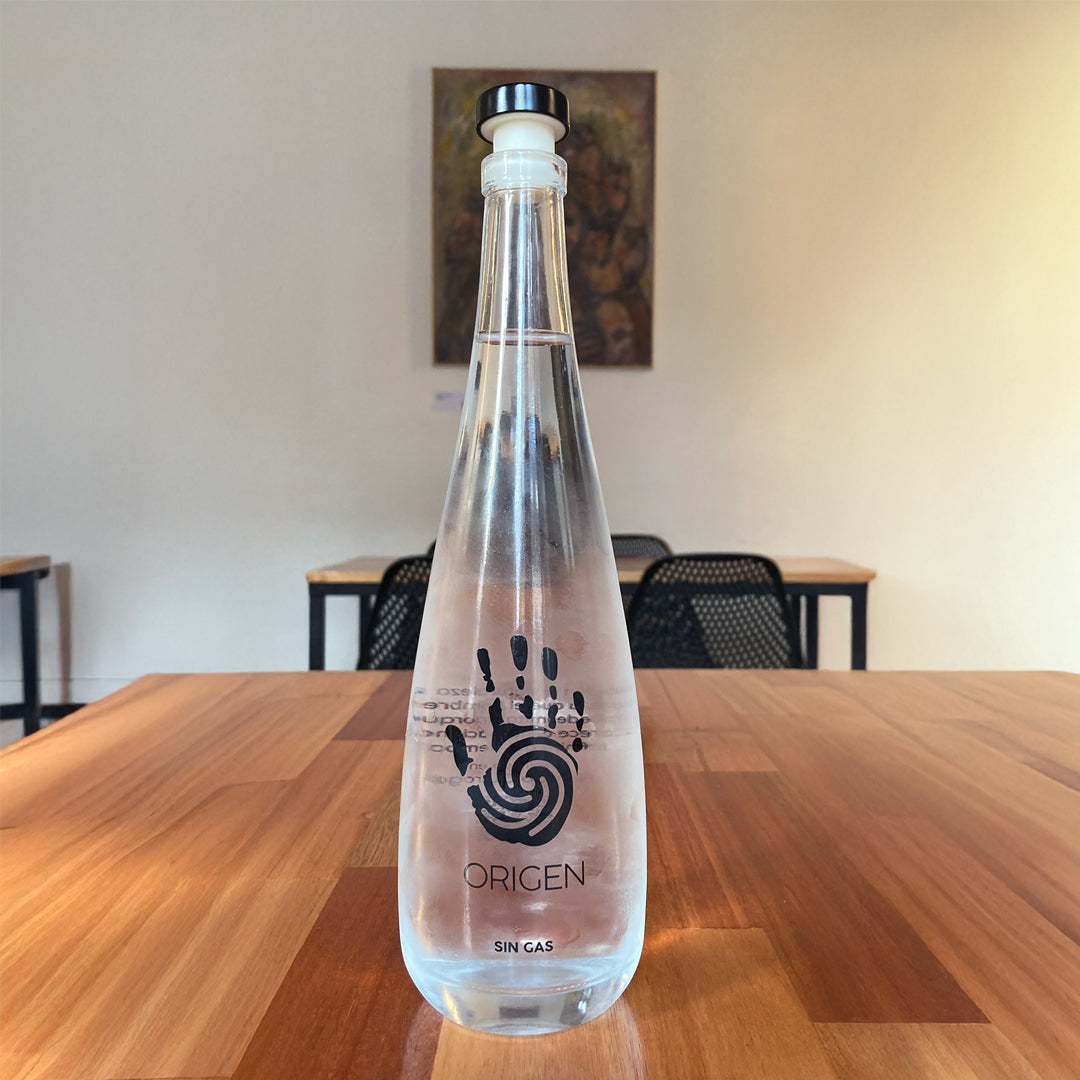 BOTELLA VIDRIO SIN GAS - ORIGEN