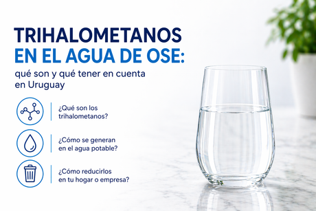 Trihalometanos en el agua de OSE: qué son y qué tener en cuenta en Uruguay