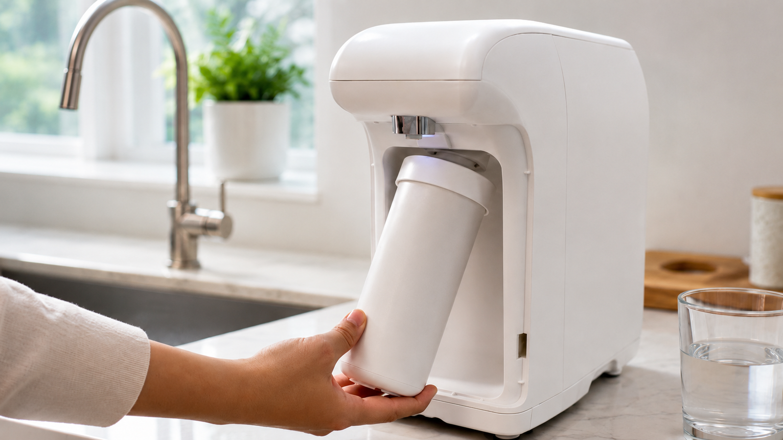 ¿Cada cuánto se cambian los filtros de un purificador de agua?