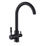 GRIFERÍA MONOCOMANDO P/MESADA CON CONEXION PARA PURIFICADOR SPR2208 BLACK