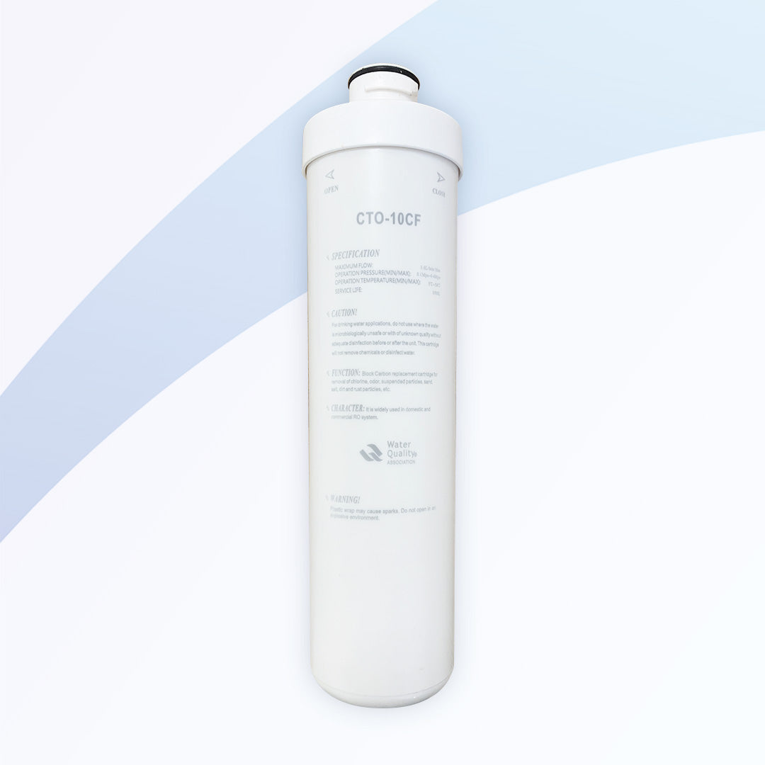 FILTRO DE CARBON EN BLOQUE CONDENSADO CTO-10CF PARA DISPENSADOR H04 Y H20