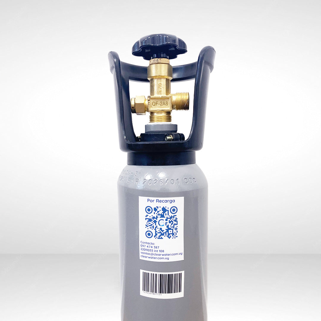 Tanque de CO₂ de metal 2,5 L