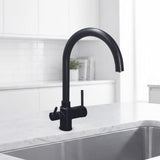 GRIFERÍA MONOCOMANDO P/MESADA CON CONEXION PARA PURIFICADOR SPR2208 BLACK